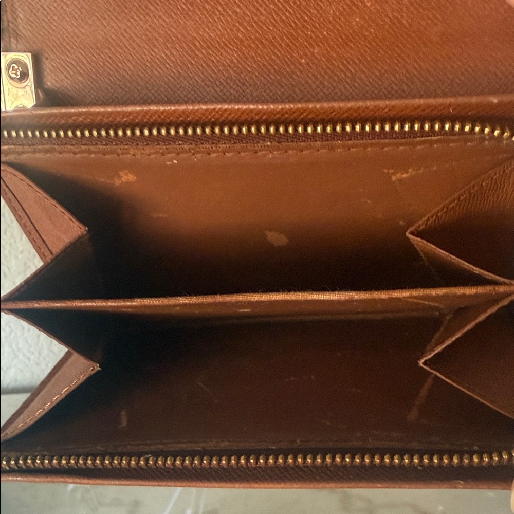 Louis Vuitton Monogram Porte Monnaie Billets Tresor Wallet Crossbody Conversion✨ - Picture 4 of 10